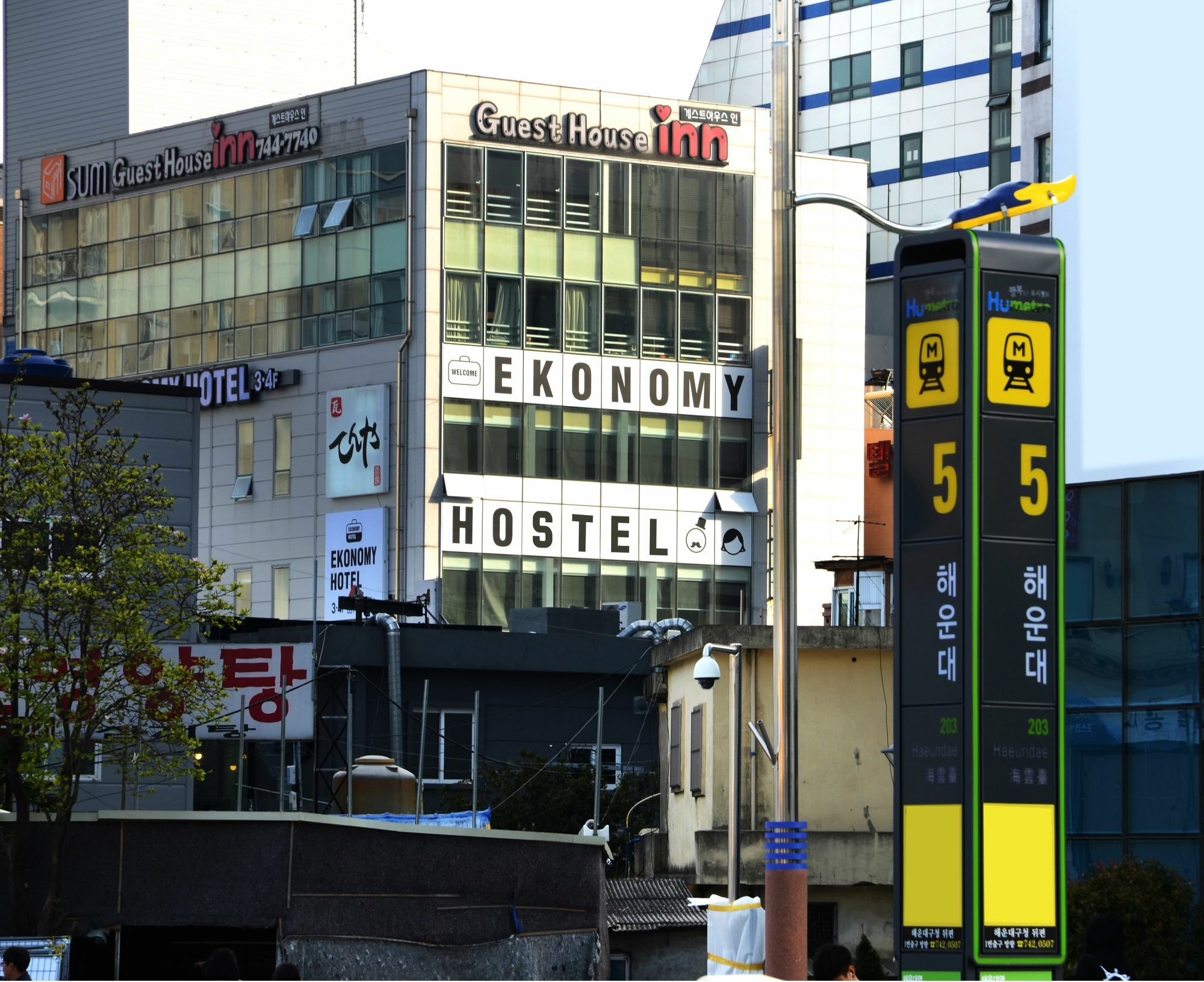 Ekonomy Haeundae Hostel Busan Eksteriør bilde
